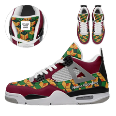 Tailored for the Young Anime Enthusiast, Embrace Personalization with Name and Image Customization Unleash Your Anime Passion with Custom AJ4 Anime Shoes,AJ4-23020174