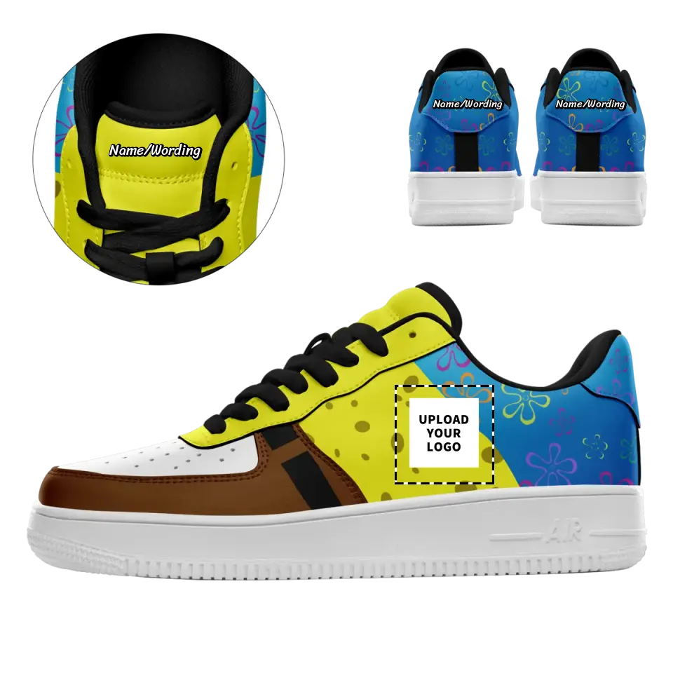 Corporate christmas gifts, SpongeBob Sport Sneaker,Team-Exclusive Customization for Anime Enthusiasts,AFL-23020203