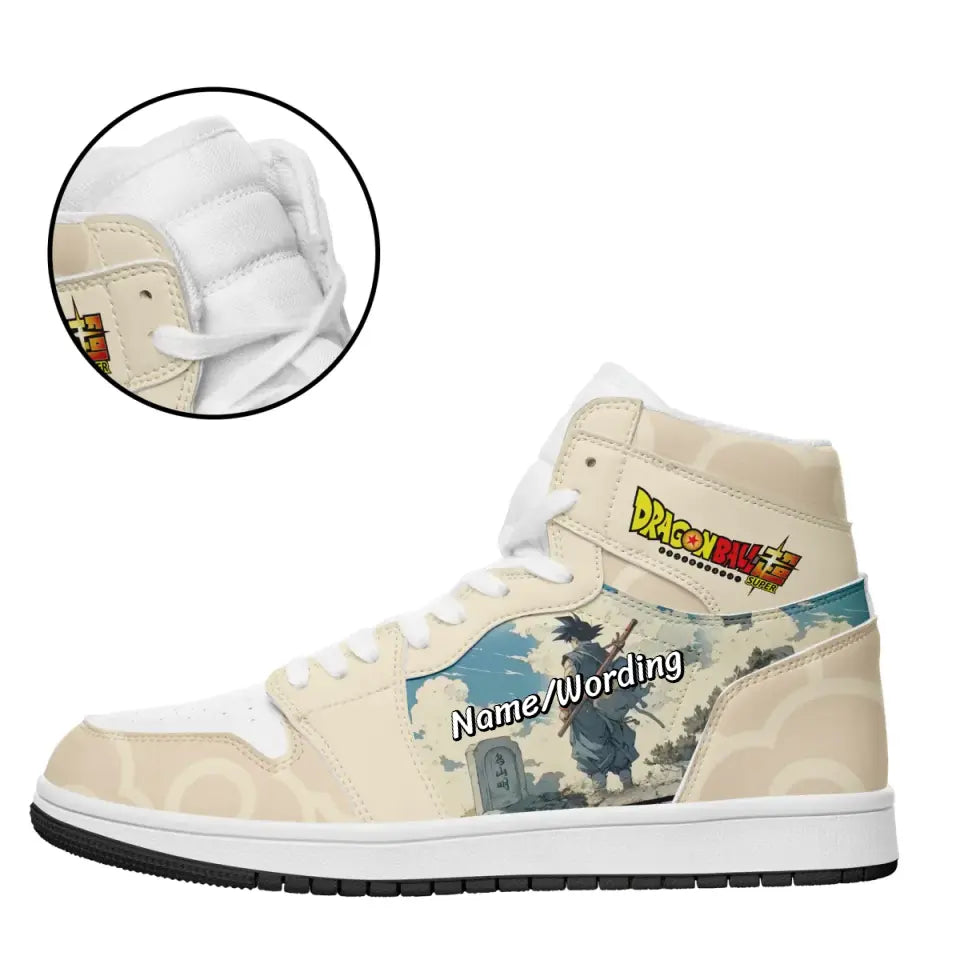 Personalized Names, Perfect for Anime Enthusiasts and Paying Tribute to Akira Toriyama Custom Anime Dragon Ball AJ1 High-Top Sneakers